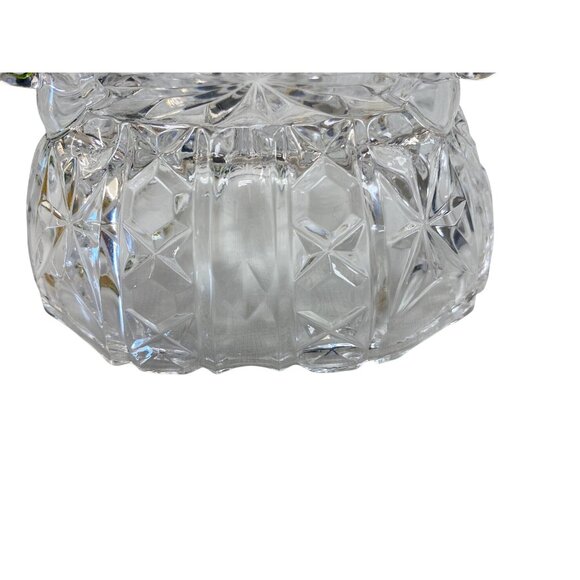 Vintage Crystal Footed Bowl Decorative Candy Bowl - Picture 6 of 9
